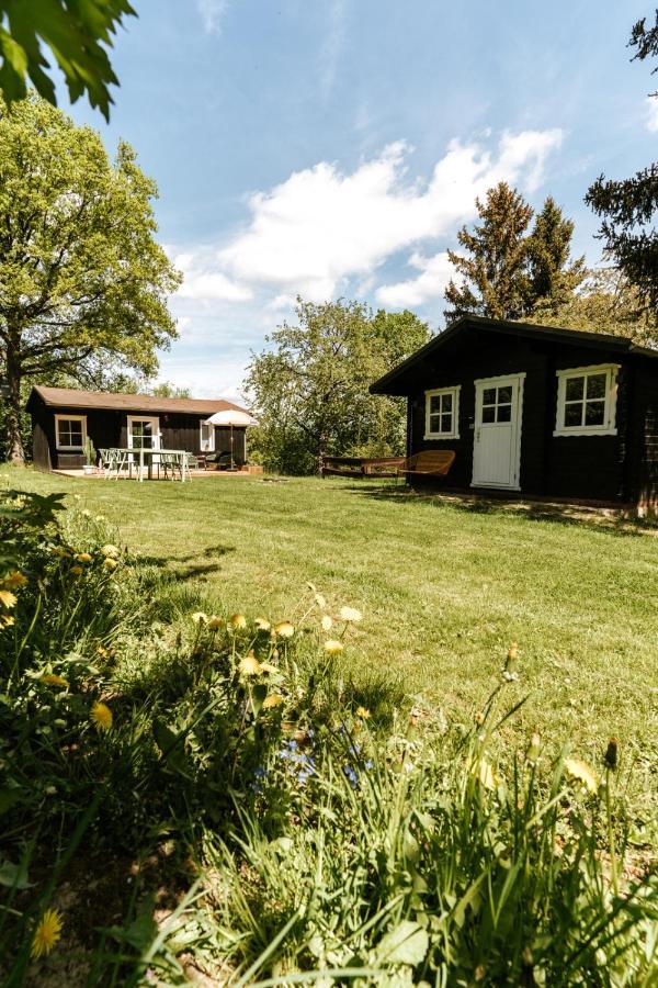 Wunderschoenes Chalet Mit Gaestehaus In Der Natur Mit Fass-Sauna Зангерхаузен Экстерьер фото