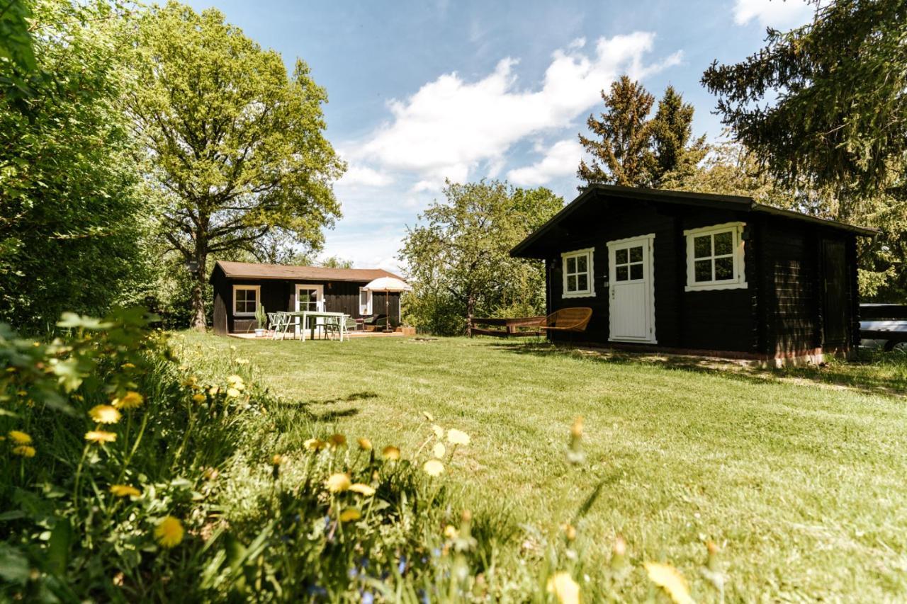 Wunderschoenes Chalet Mit Gaestehaus In Der Natur Mit Fass-Sauna Зангерхаузен Экстерьер фото